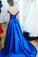2024 Off The Shoulder Prom Dress Lace Up Back Sain Sweep Train