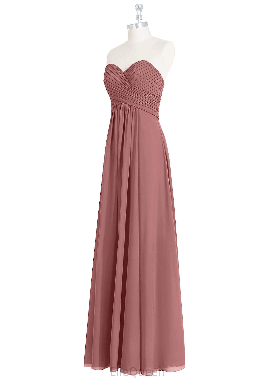 Emery Sleeveless Natural Waist One Shoulder A-Line/Princess Floor Length Bridesmaid Dresses