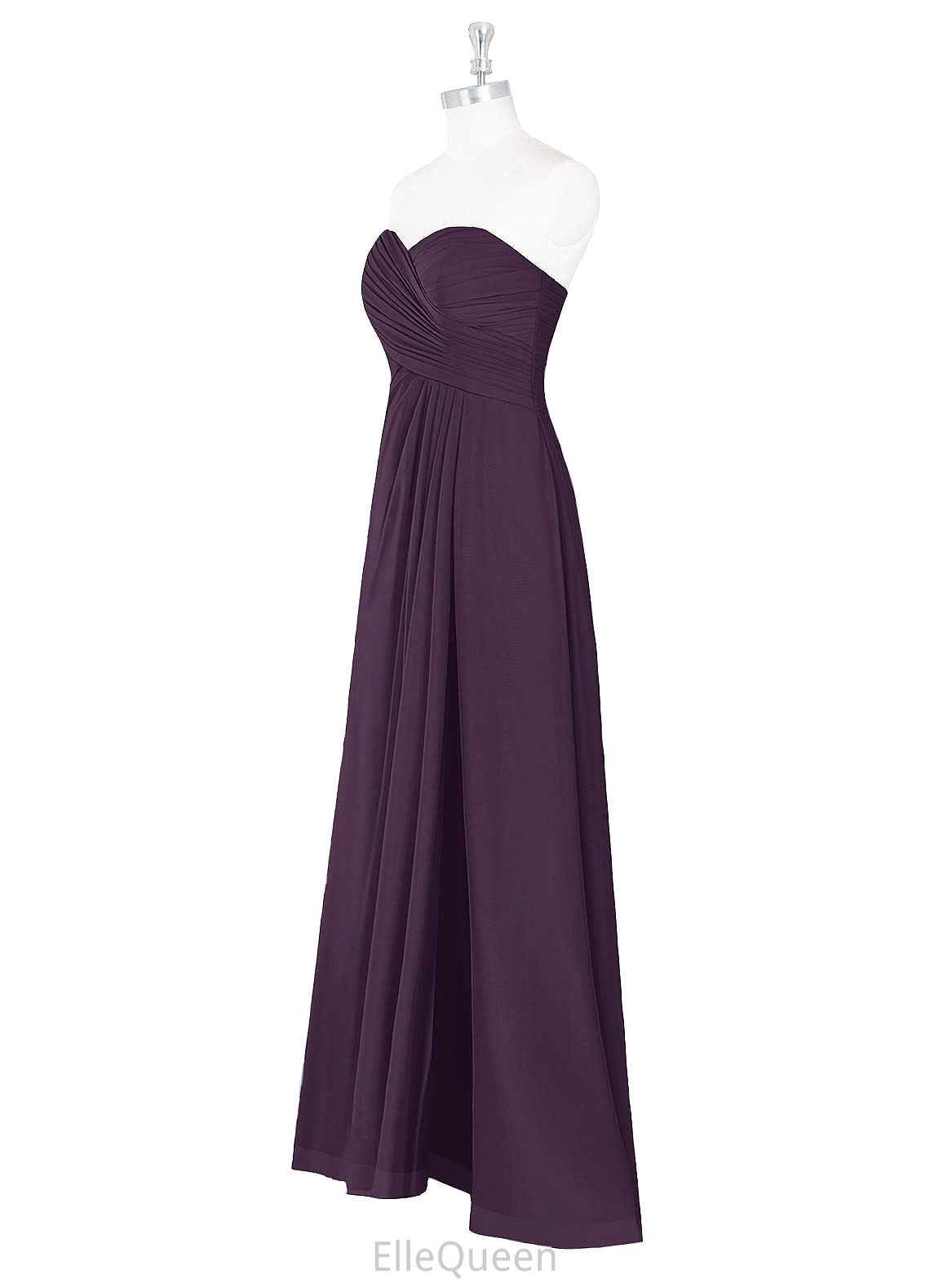 Nellie V-Neck Natural Waist Floor Length Sleeveless A-Line/Princess Bridesmaid Dresses