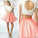 Beading Short Sleeve Tulle Backless Jewel Two Pieces Homecoming Dresses Mira Short