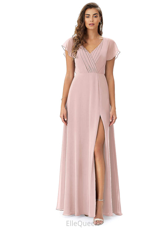 Armani Sleeveless Spaghetti Staps Tea Length A-Line/Princess Natural Waist Bridesmaid Dresses
