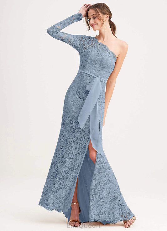 Grace Straps Floor Length Sleeveless Natural Waist A-Line/Princess Bridesmaid Dresses