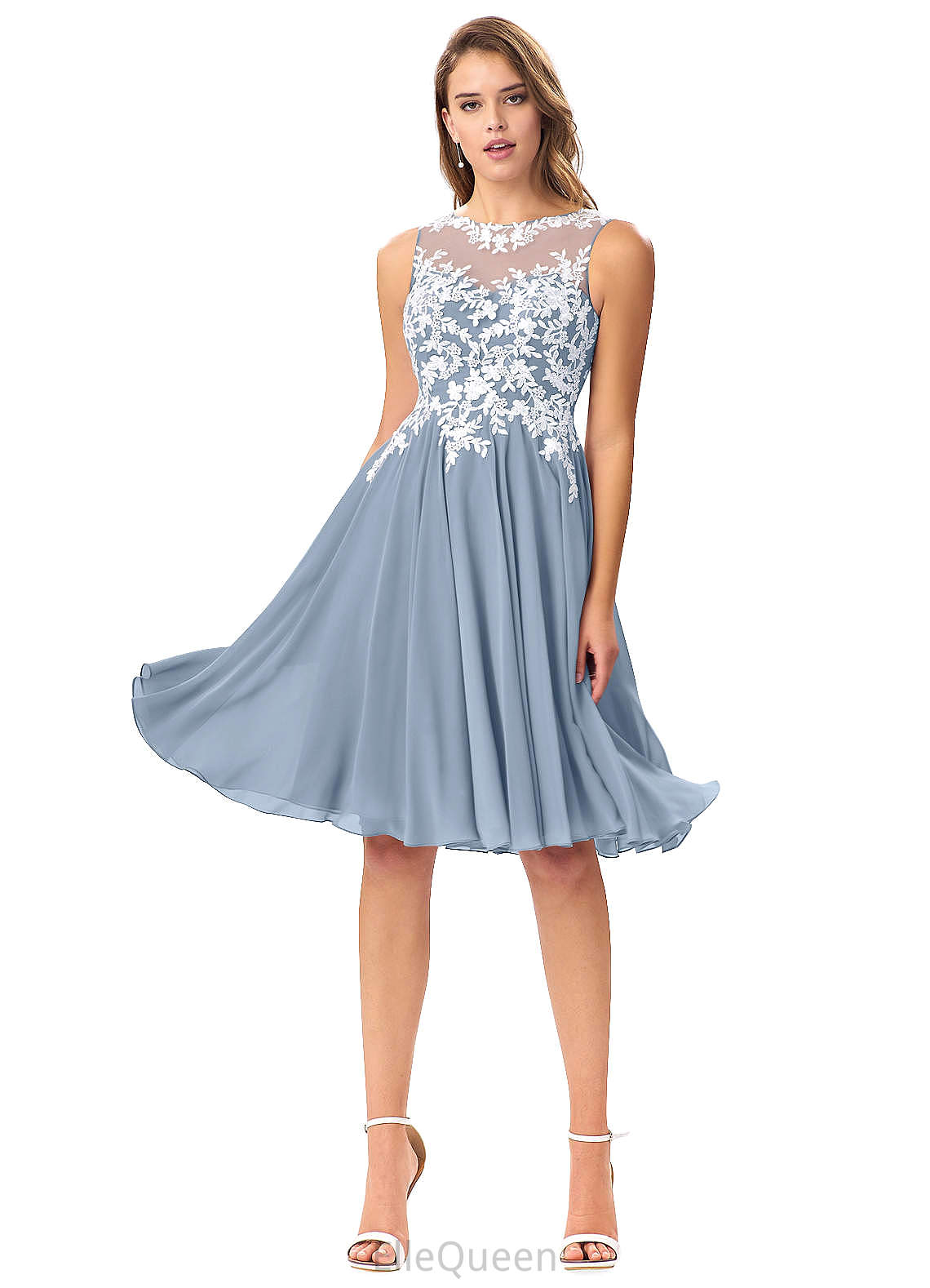 Carolyn Sheath/Column Sleeveless Floor Length V-Neck Natural Waist Bridesmaid Dresses