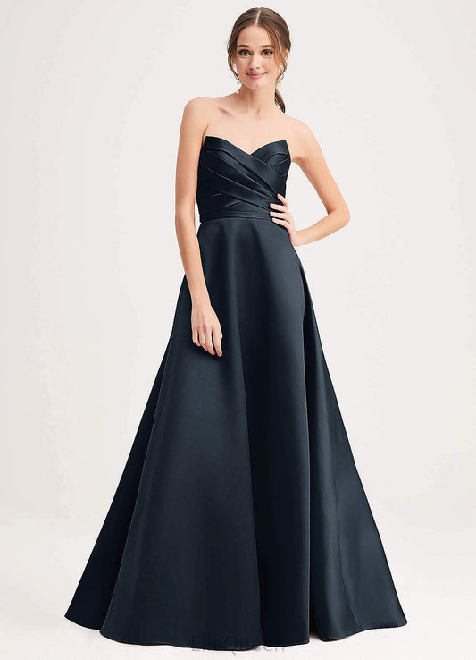 Tamara Knee Length One Shoulder Natural Waist Sleeveless A-Line/Princess Bridesmaid Dresses