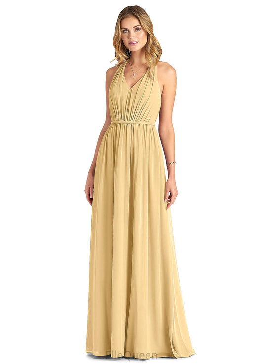 Charlize Taffeta Natural Waist Trumpet/Mermaid Sleeveless Floor Length One Shoulder Bridesmaid Dresses