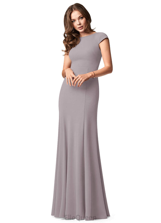 Tianna Sleeveless Natural Waist A-Line/Princess Floor Length V-Neck Bridesmaid Dresses