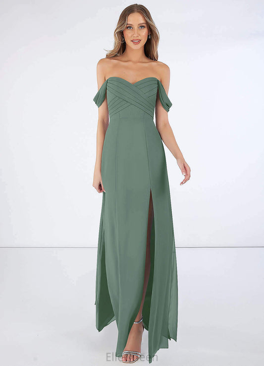 Olivia Floor Length Natural Waist Sleeveless Sweetheart A-Line/Princess Bridesmaid Dresses