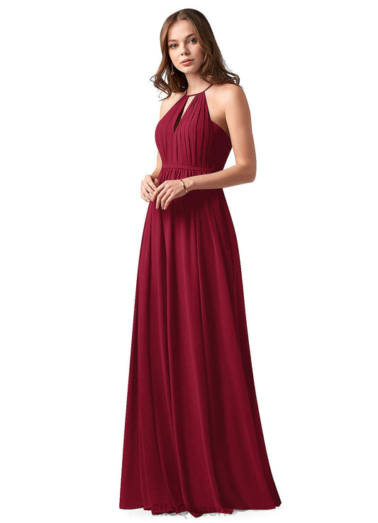 Aileen Trumpet/Mermaid Spaghetti Staps Sleeveless Natural Waist High Low Bridesmaid Dresses