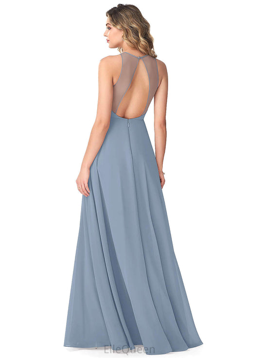 Gabrielle Trumpet/Mermaid Sleeveless Spaghetti Staps High Low Natural Waist Bridesmaid Dresses