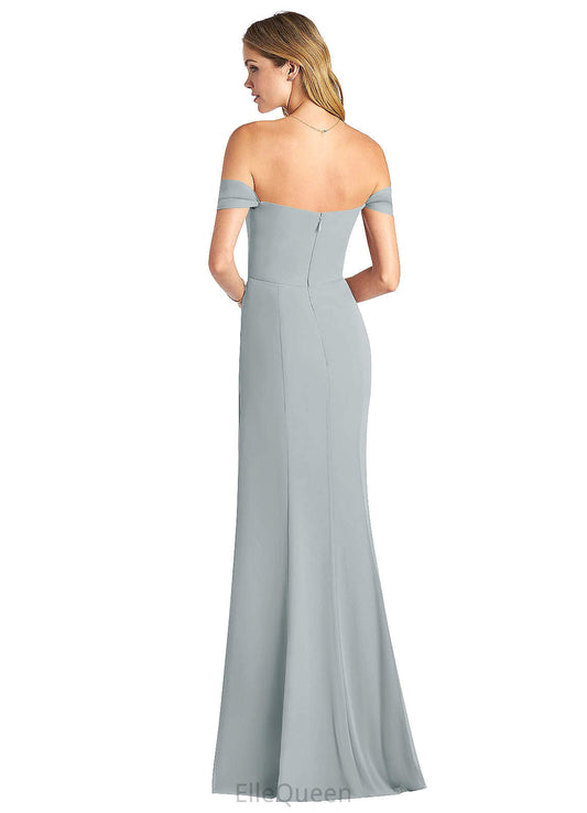 Marin A-Line/Princess Floor Length Sleeveless Natural Waist One Shoulder Bridesmaid Dresses