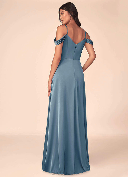 Madalynn Natural Waist A-Line/Princess V-Neck Sleeveless Floor Length Bridesmaid Dresses