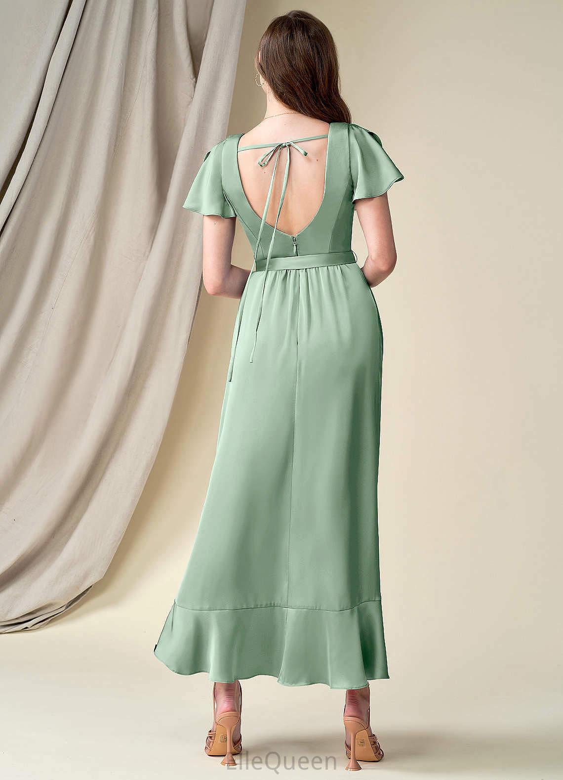 Kamari Sleeveless Scoop Floor Length Natural Waist A-Line/Princess Bridesmaid Dresses