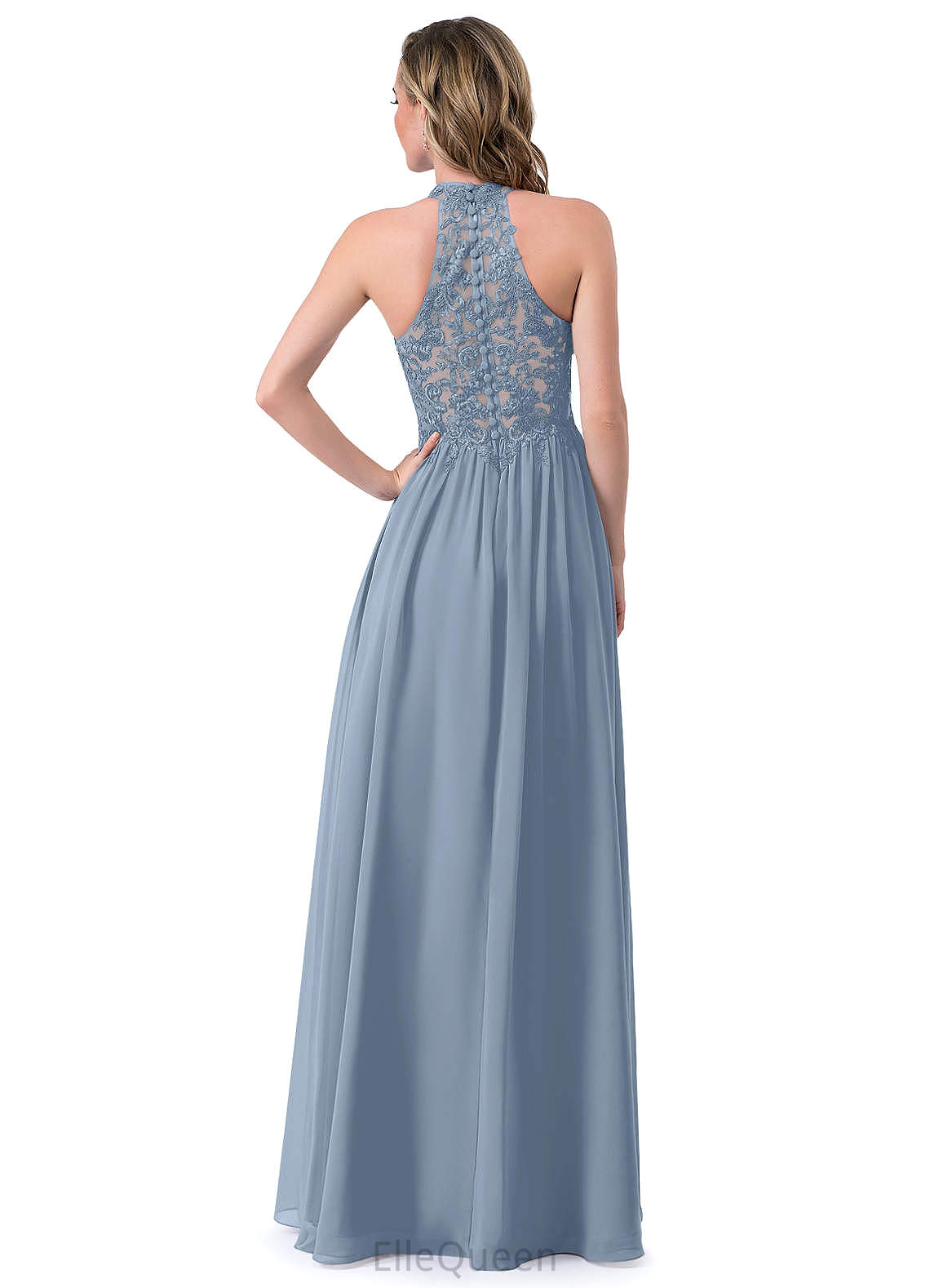 Stella Spaghetti Staps Trumpet/Mermaid Floor Length Sleeveless Natural Waist Bridesmaid Dresses