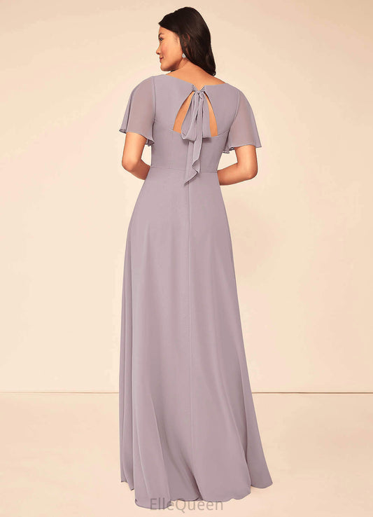 Karley A-Line/Princess Sleeveless One Shoulder Floor Length Natural Waist Bridesmaid Dresses