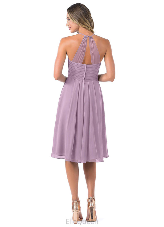 Kaitlin Natural Waist Scoop A-Line/Princess Knee Length Sleeveless Bridesmaid Dresses