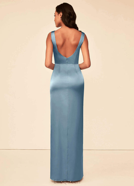 Dakota Scoop Cap Sleeves Floor Length A-Line/Princess Natural Waist Bridesmaid Dresses