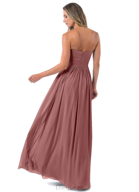 Tania Sleeveless Scoop Floor Length A-Line/Princess Natural Waist Bridesmaid Dresses