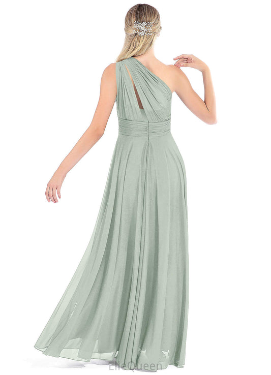 Julissa Straps Sleeveless A-Line/Princess Natural Waist Floor Length Bridesmaid Dresses