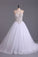 Sweetheart Bridal Dresses A-Line Tulle White Zipper Back Court Train