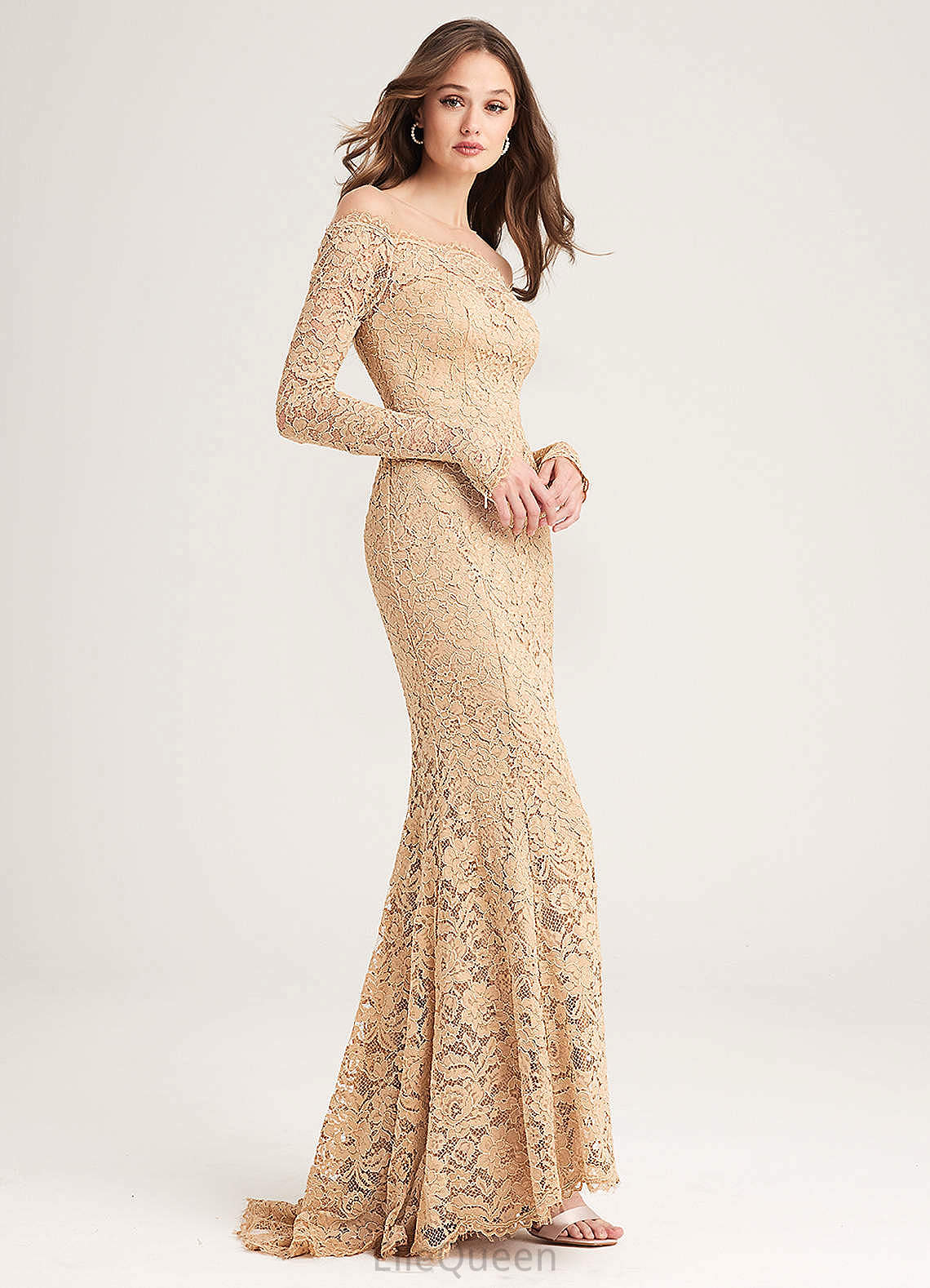 Haleigh V-Neck A-Line/Princess Floor Length Sleeveless Natural Waist Bridesmaid Dresses