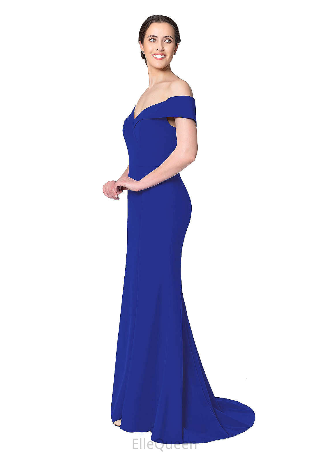 Angelica Natural Waist Floor Length Straps A-Line/Princess Sleeveless Bridesmaid Dresses
