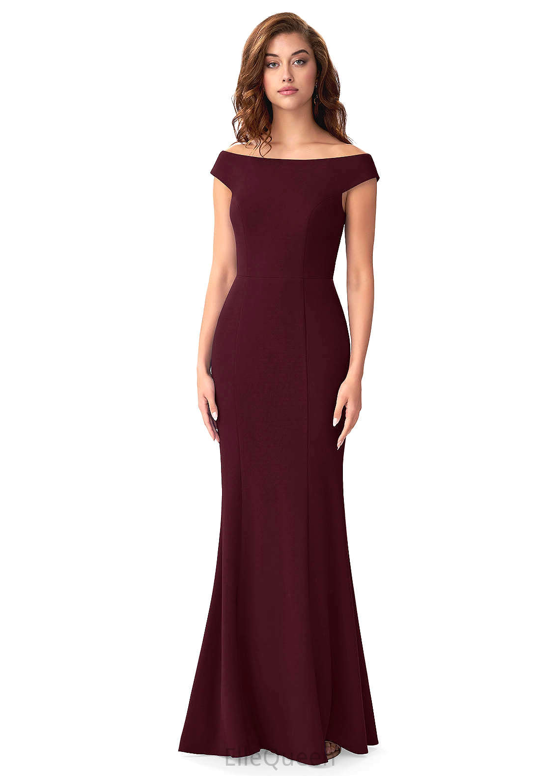 Kelly A-Line/Princess Spaghetti Staps Natural Waist Sleeveless Floor Length Bridesmaid Dresses