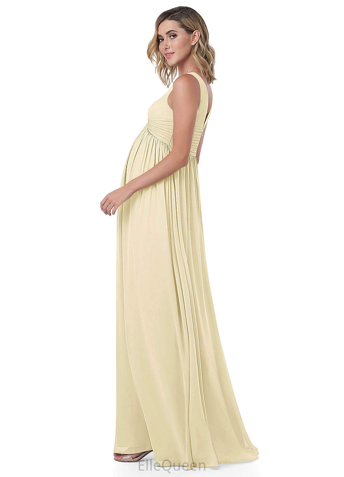 Sydnee A-Line/Princess Sleeveless Natural Waist Scoop Floor Length Bridesmaid Dresses