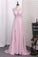2024 A Line Prom Dresses Chiffon Scoop With Ruffles And Applique