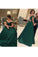 New Arrival Prom Dresses A Line Off The Shoulder With Beading Satin