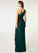 Macie One Shoulder Velvet Sleeveless Floor Length Natural Waist Trumpet/Mermaid Bridesmaid Dresses