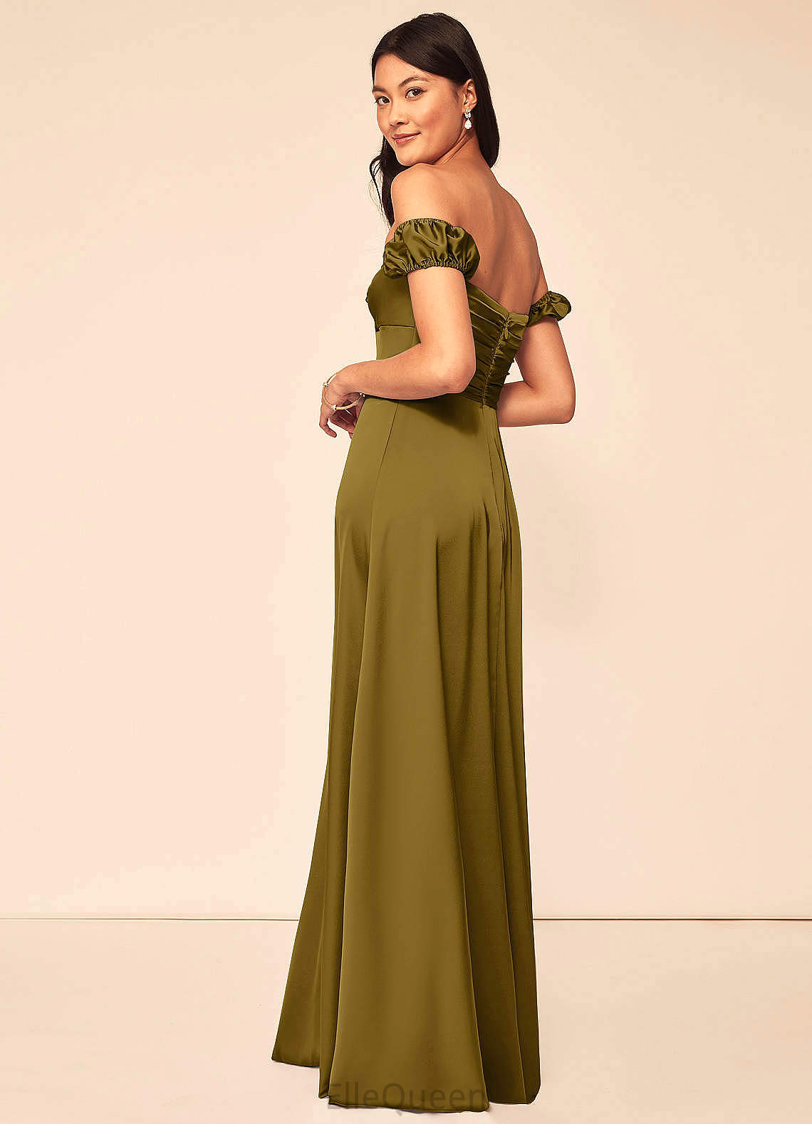 Alena Sleeveless Scoop A-Line/Princess Natural Waist Floor Length Bridesmaid Dresses