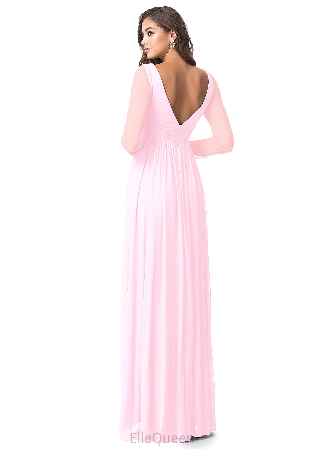 Adrienne A-Line/Princess Halter Sleeveless High Low Natural Waist Bridesmaid Dresses