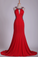 2022 Prom Dresses Sheath Scoop Spandex With Beading Open Back Sweep Train