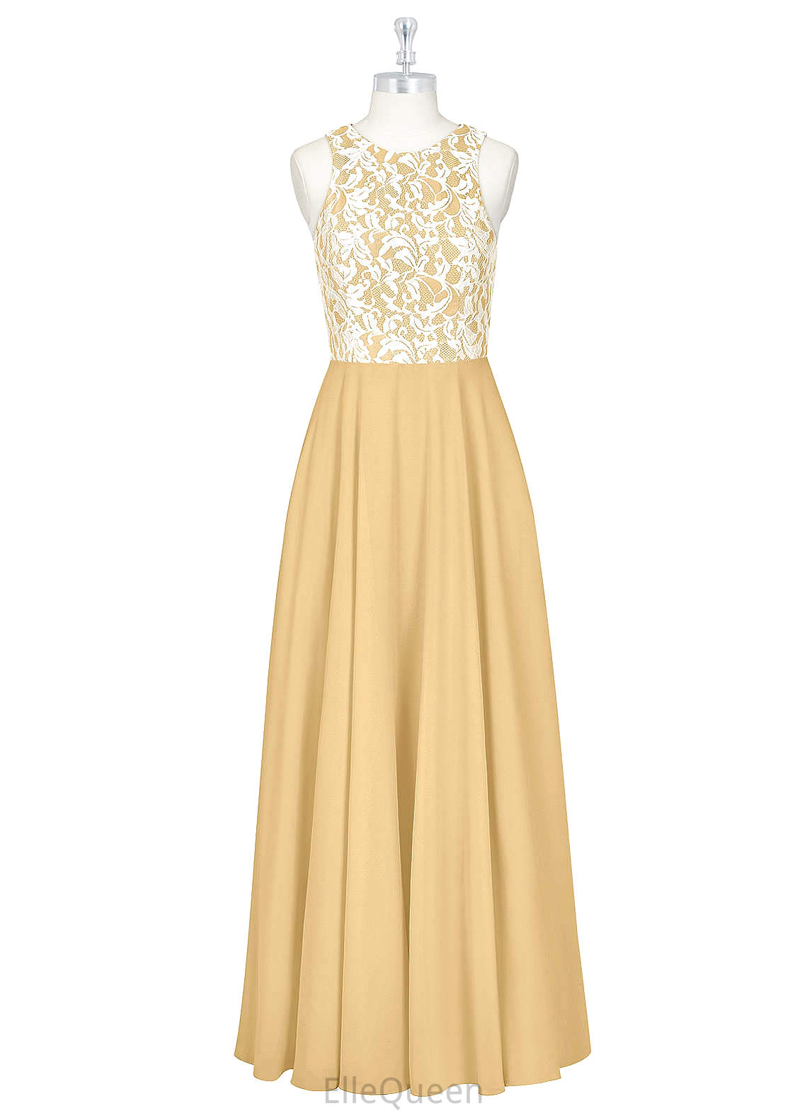 Kaya Sleeveless Natural Waist V-Neck Floor Length A-Line/Princess Bridesmaid Dresses
