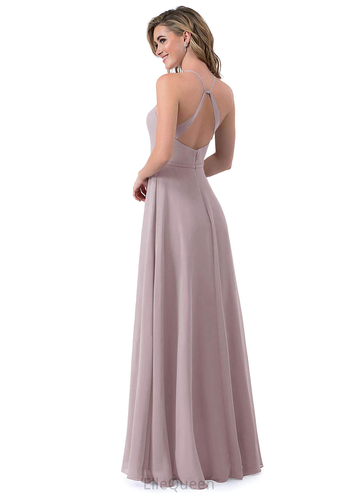 Kristina A-Line/Princess Natural Waist Sleeveless Floor Length Bridesmaid Dresses