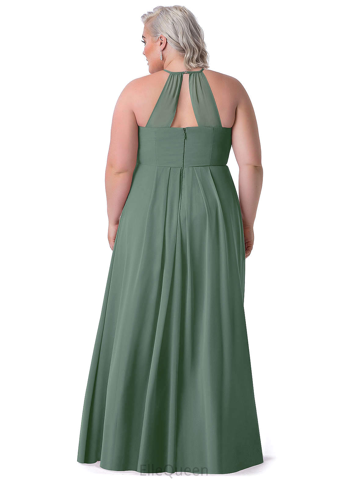Julie Floor Length A-Line/Princess Natural Waist Spaghetti Staps Sleeveless Bridesmaid Dresses