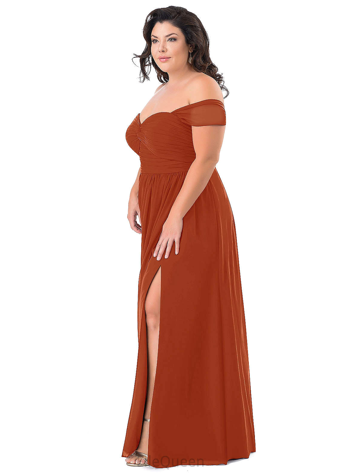 Rosemary Spaghetti Staps Sleeveless Floor Length Natural Waist A-Line/Princess Bridesmaid Dresses