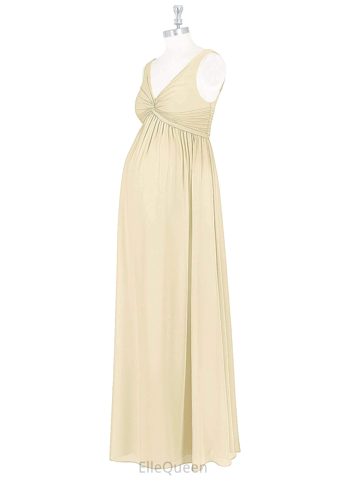 Sydnee A-Line/Princess Sleeveless Natural Waist Scoop Floor Length Bridesmaid Dresses