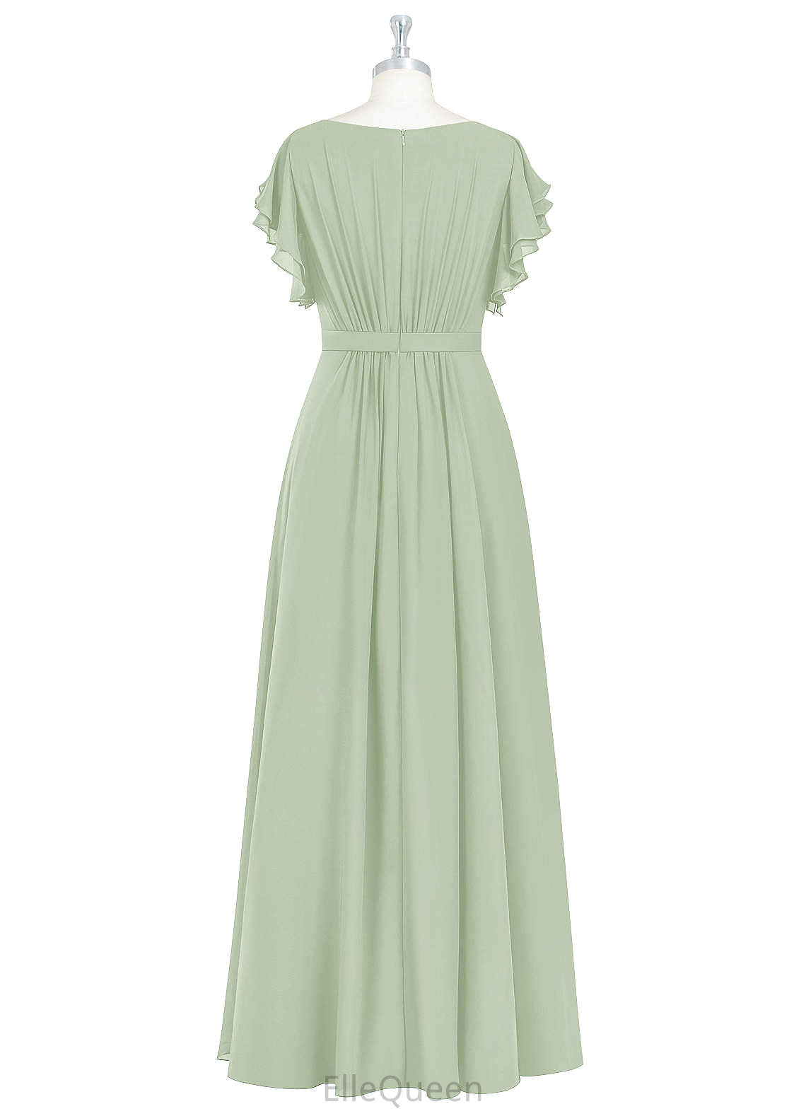 Andrea Floor Length Sleeveless A-Line/Princess Natural Waist Spaghetti Staps Bridesmaid Dresses