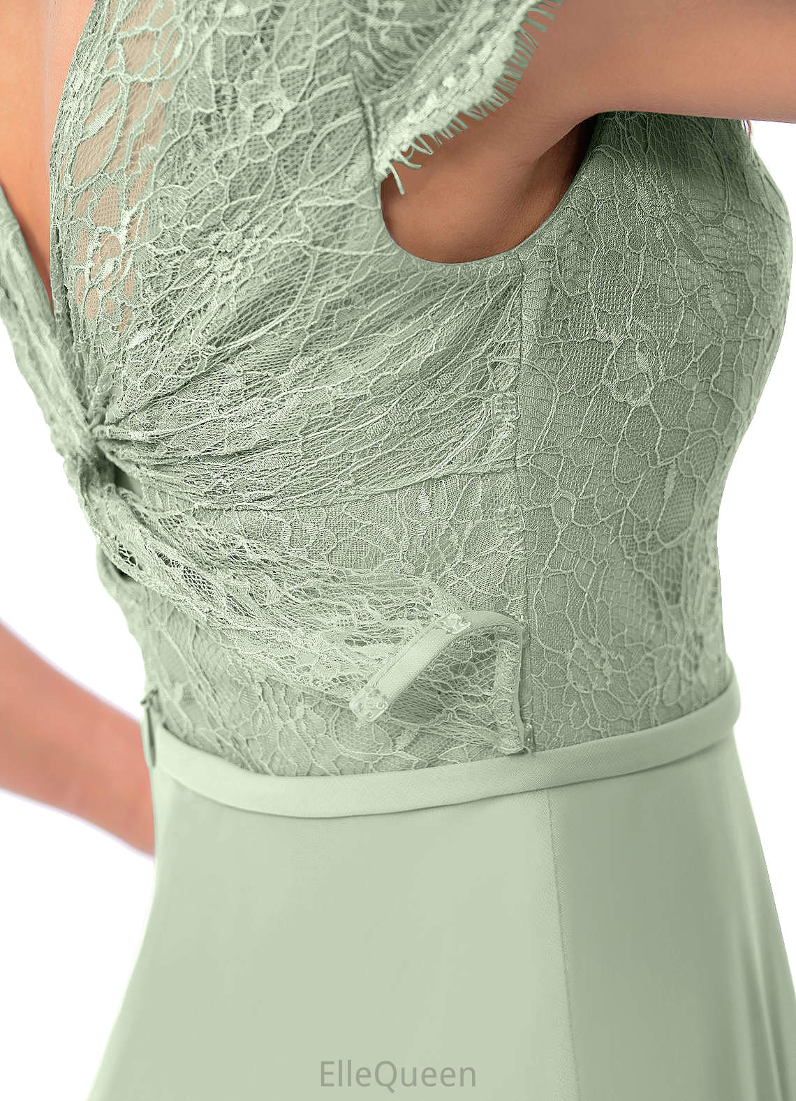 Danna Sleeveless A-Line/Princess Floor Length Spaghetti Staps Natural Waist Bridesmaid Dresses