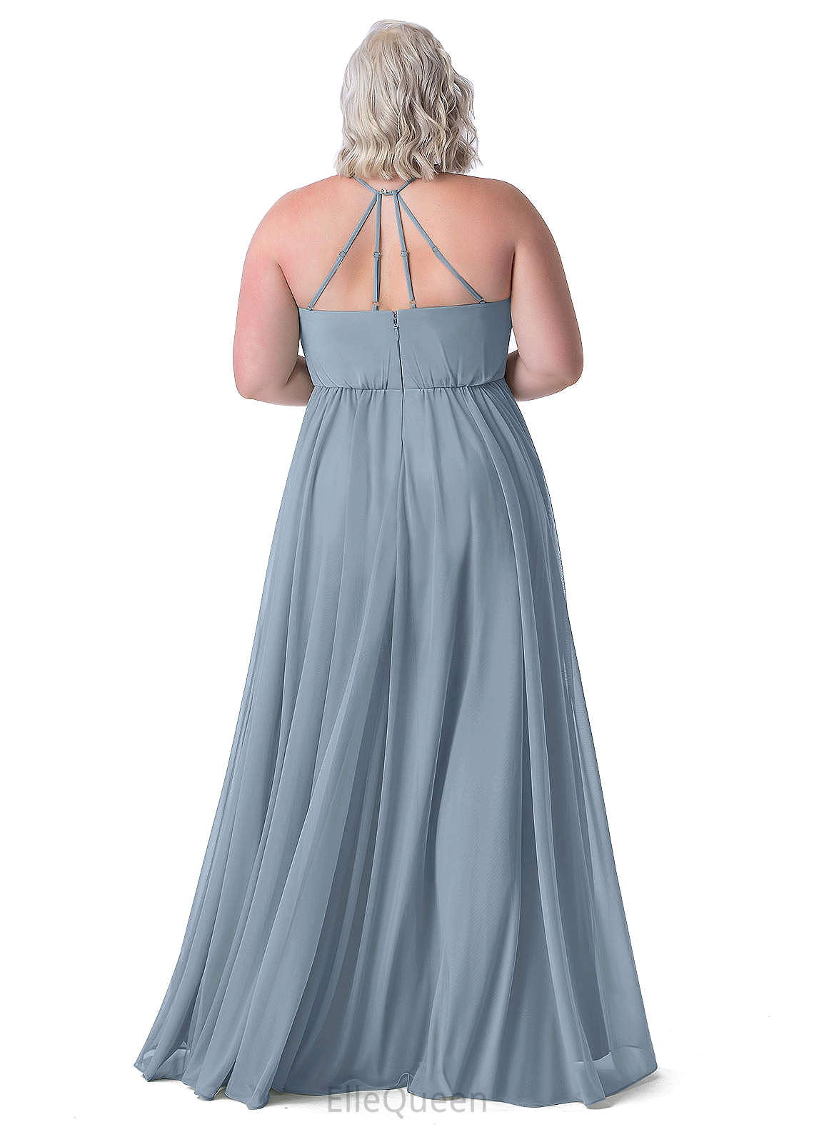 Jillian Sleeveless V-Neck A-Line/Princess Knee Length Natural Waist Bridesmaid Dresses
