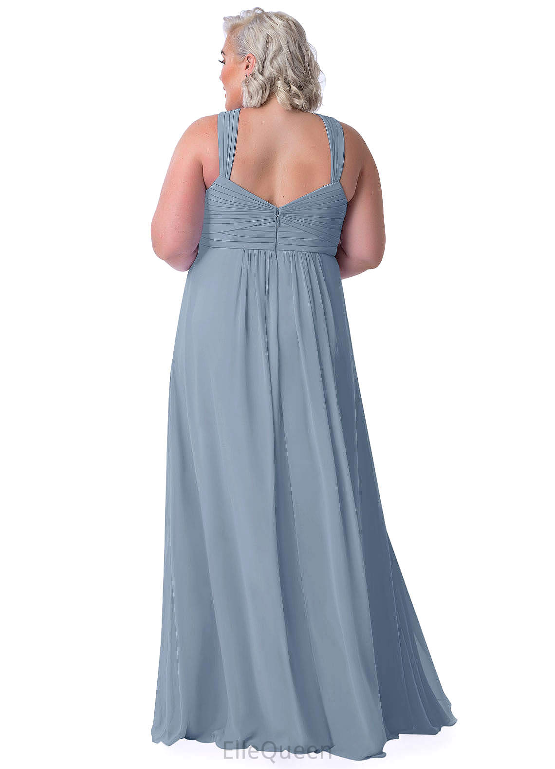 Lorelai Floor Length Sleeveless A-Line/Princess Natural Waist Scoop Bridesmaid Dresses