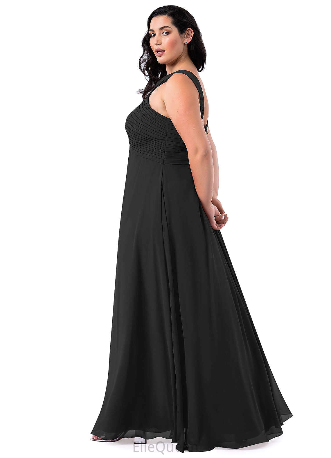 Yvonne Scoop Floor Length Sleeveless Natural Waist Trumpet/Mermaid Bridesmaid Dresses
