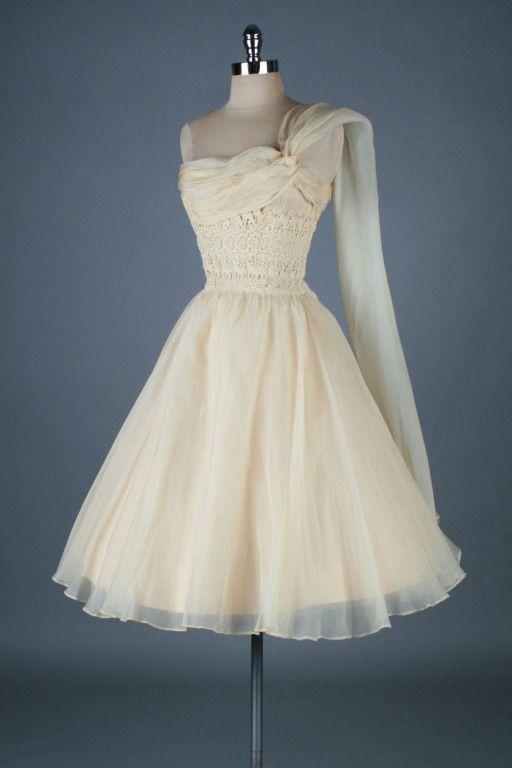 Vintage Erin Homecoming Dresses One Shoulder Organza CD15423