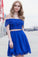 Homecoming Dresses Lace Janey Royal Blue Two Piece Dress Sexy Short Party Dress For Party DG2133