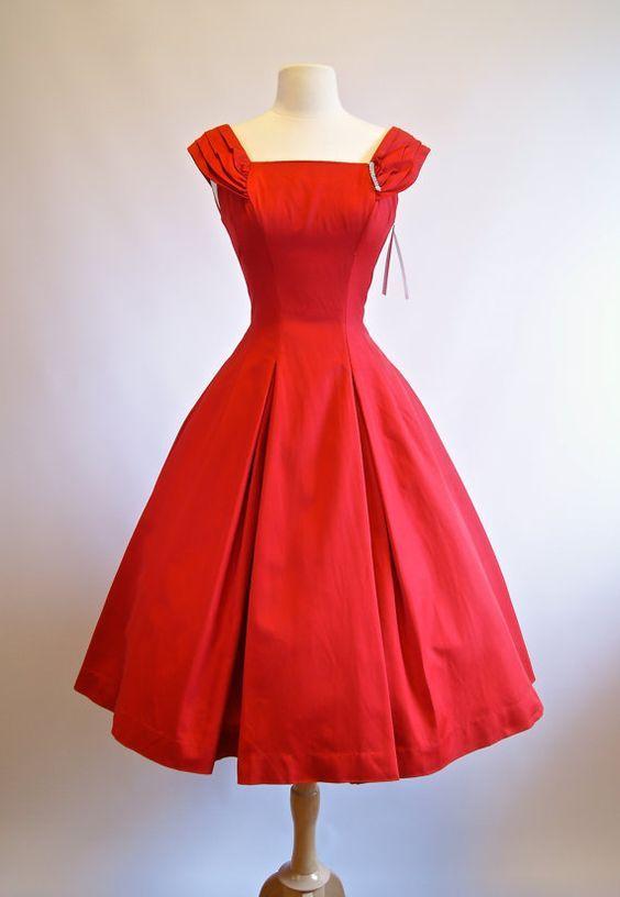 Cocktail Ursula Homecoming Dresses 1950S Vintage Ball Gown Red Mini Short Dress Party Gowns