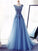 Sleeveless Ball Jewel Train Gown Sweep/Brush Applique Tulle Dresses