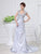 Long Lace Scoop Beading Elastic A-Line/Princess Woven Satin Dresses