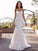 Sweetheart Trumpet/Mermaid Lace Applique Sleeveless Sweep/Brush Train Wedding Dresses