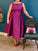 Satin Sleeveless Bateau Ruched A-Line/Princess Tea-Length Plus Size Dresses